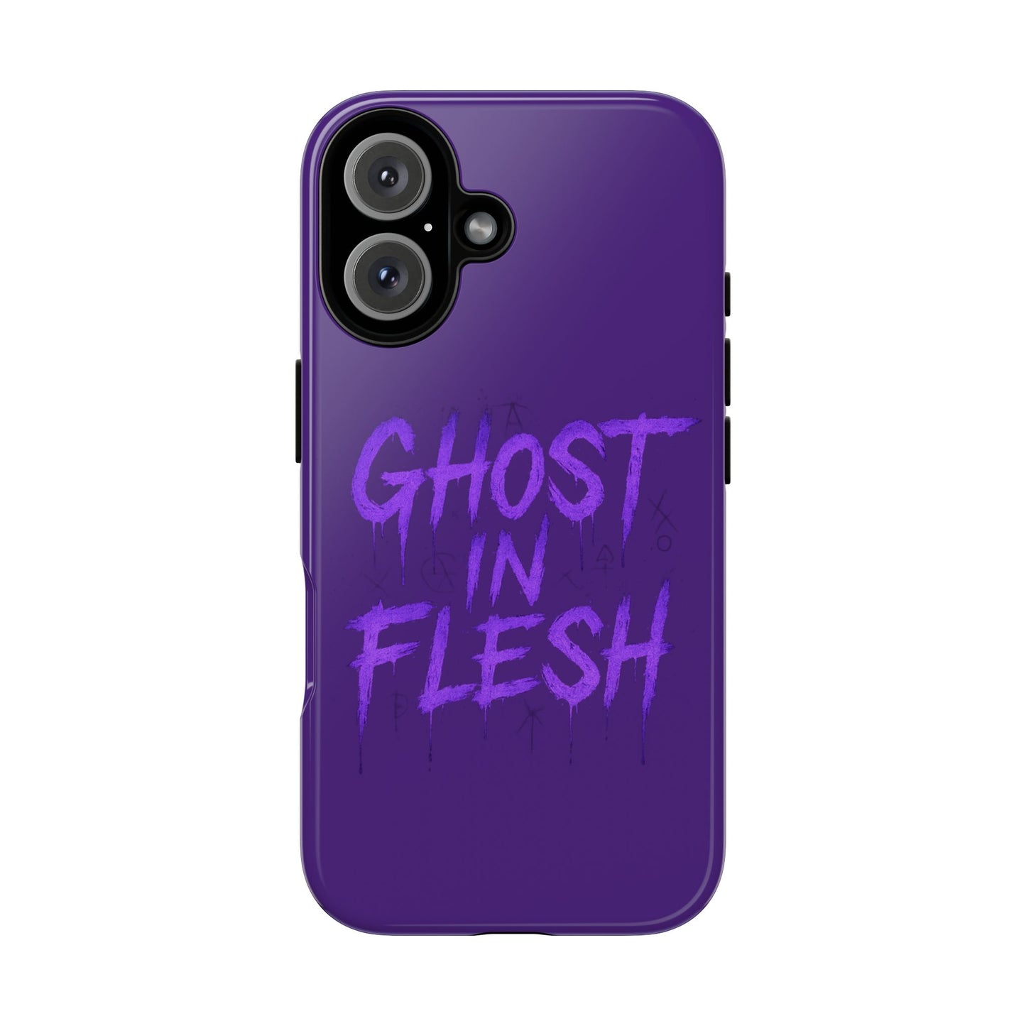 "GHOST IN FLESH" Phone Case Purple