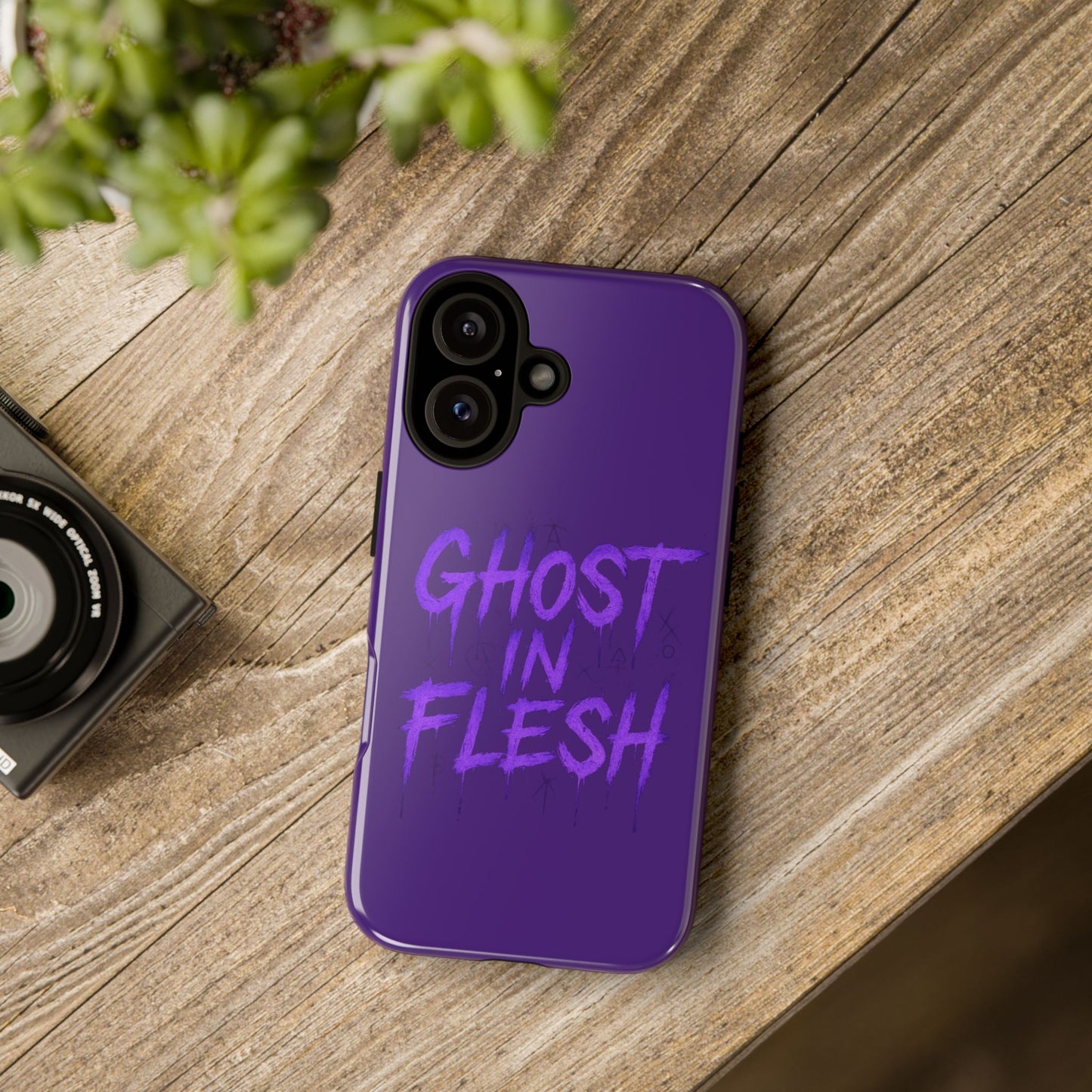 "GHOST IN FLESH" Phone Case Purple