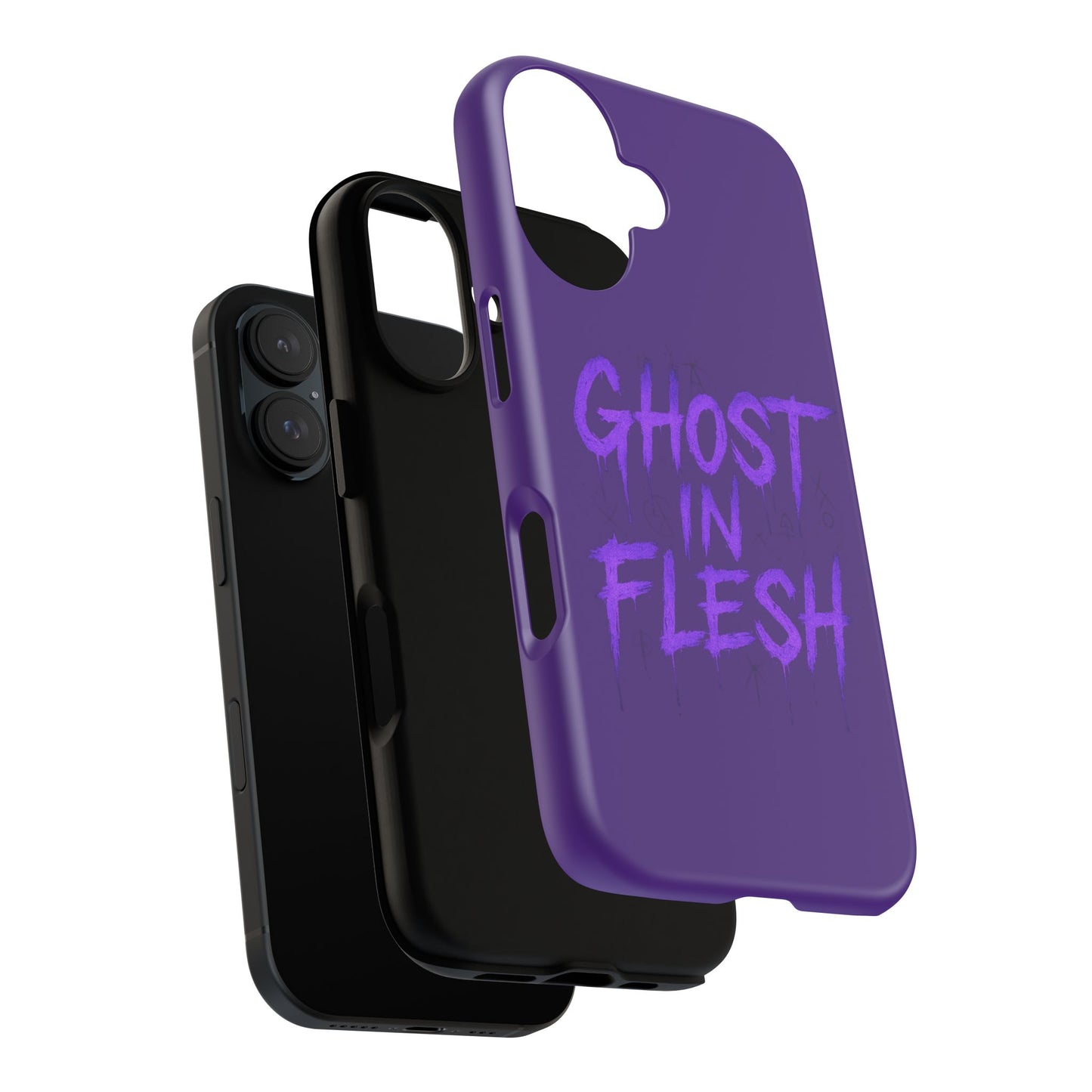 "GHOST IN FLESH" Phone Case Purple