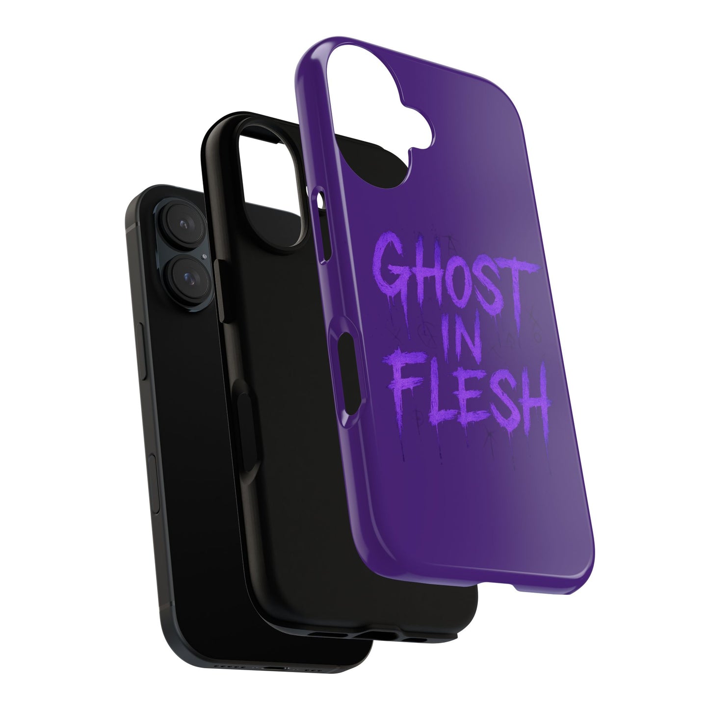 "GHOST IN FLESH" Phone Case Purple