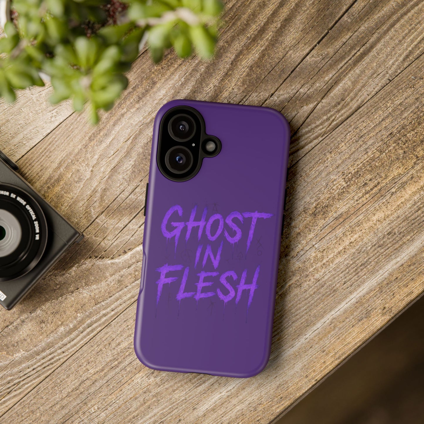"GHOST IN FLESH" Phone Case Purple